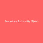 Anupreksha for Humility (Rijuta)