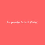 Anupreksha for truth (Satya)